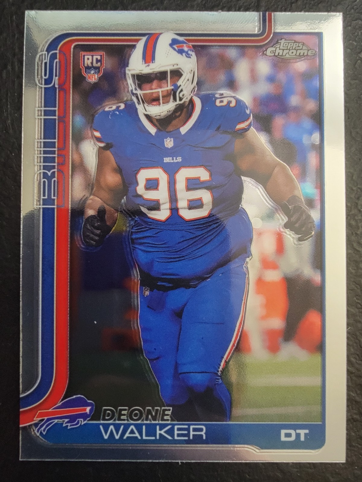 2025 Topps Chrome Football Deone Walker #360 Base Rookie Card RC