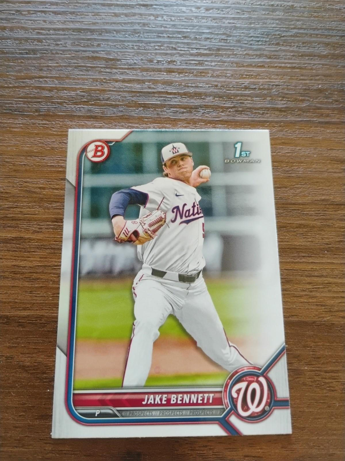 2022 1st Bowman Draft BD141 Jake Bennett Nationals Baseball Card