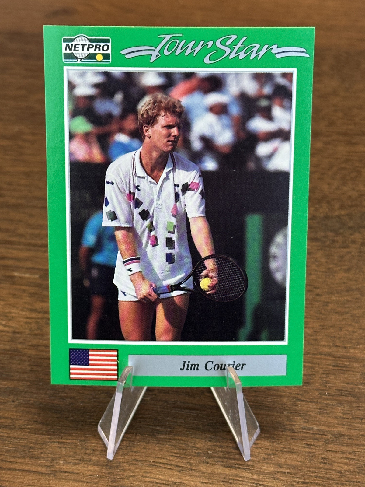 1991 JIM COURIER NetPro Tennis Tour Stars RC Rookie #28 MINT 🔥 HOT 🔥 RARE 🔥