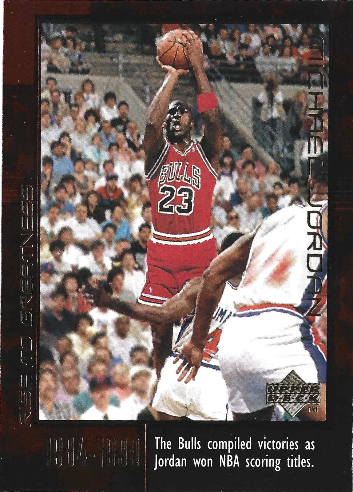 1999 Upper Deck Rare Gold Foil Michael Jordan Career – Michael Jordan #23