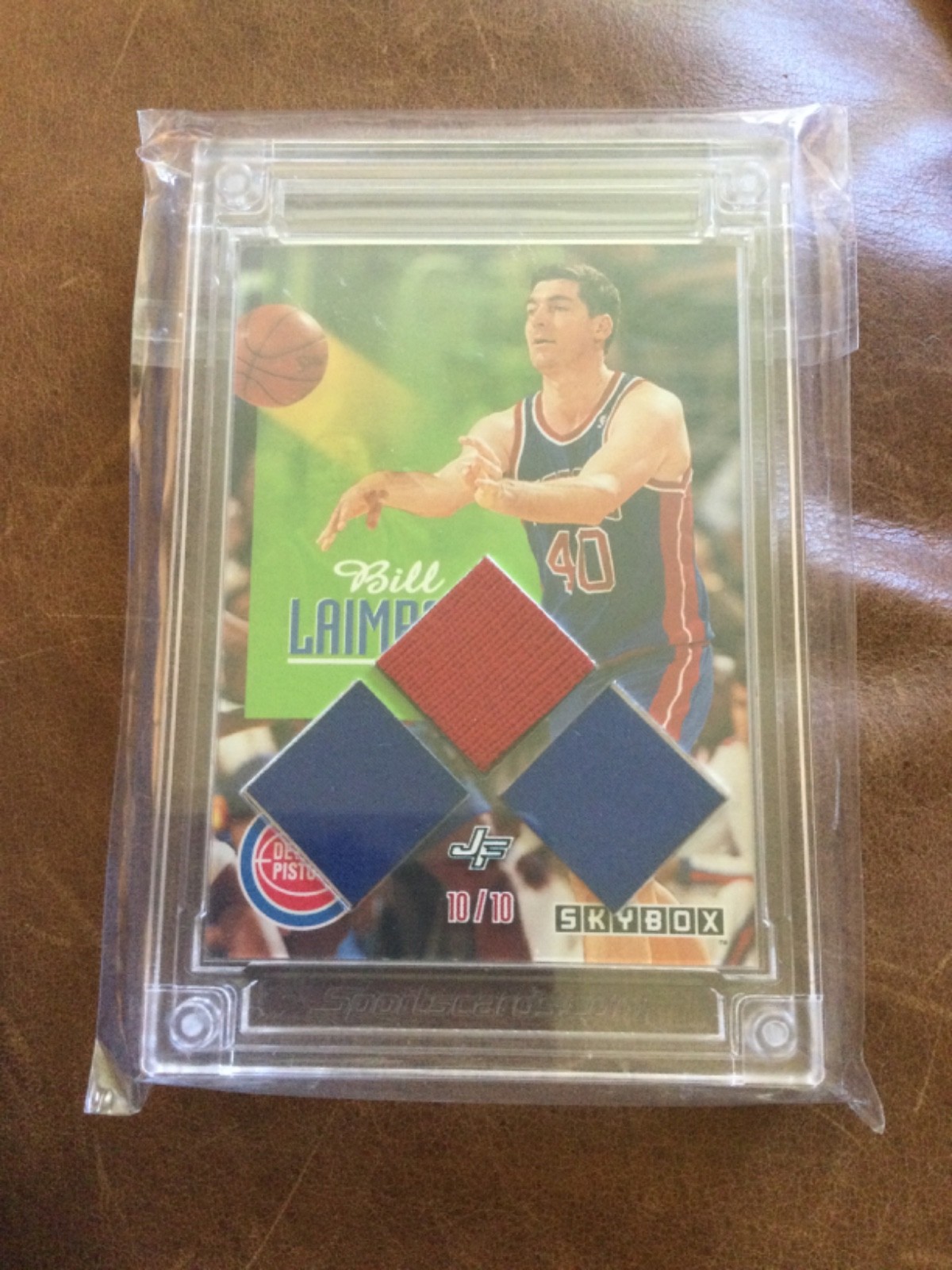 bill laimbeer 2025 jersey fusion triple two color patch /10