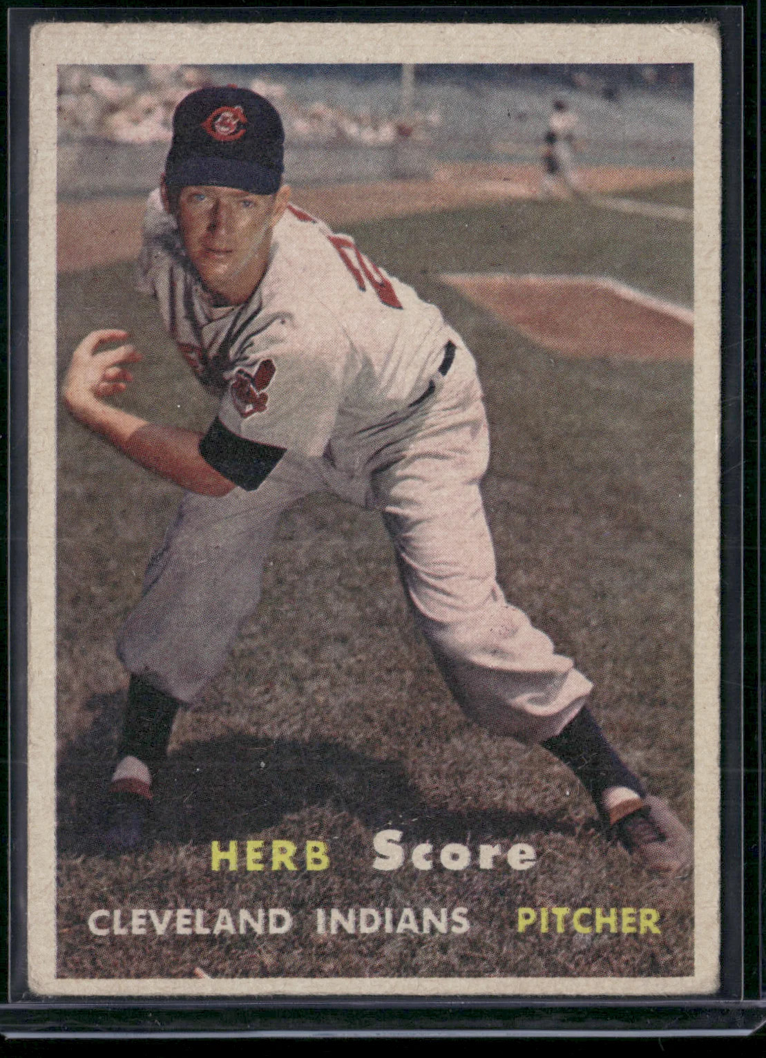 1957 Topps HERB SCORE #50 Light Wrinkles (VG)