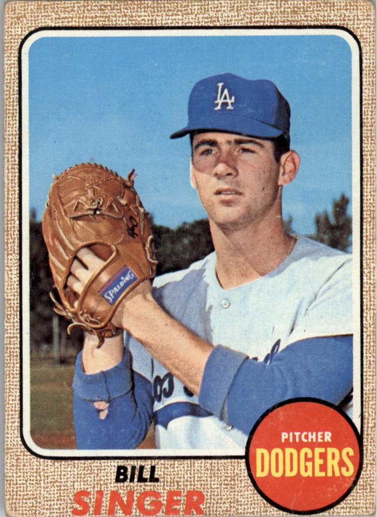 1968 Topps #249 Bill Singer – GOOD