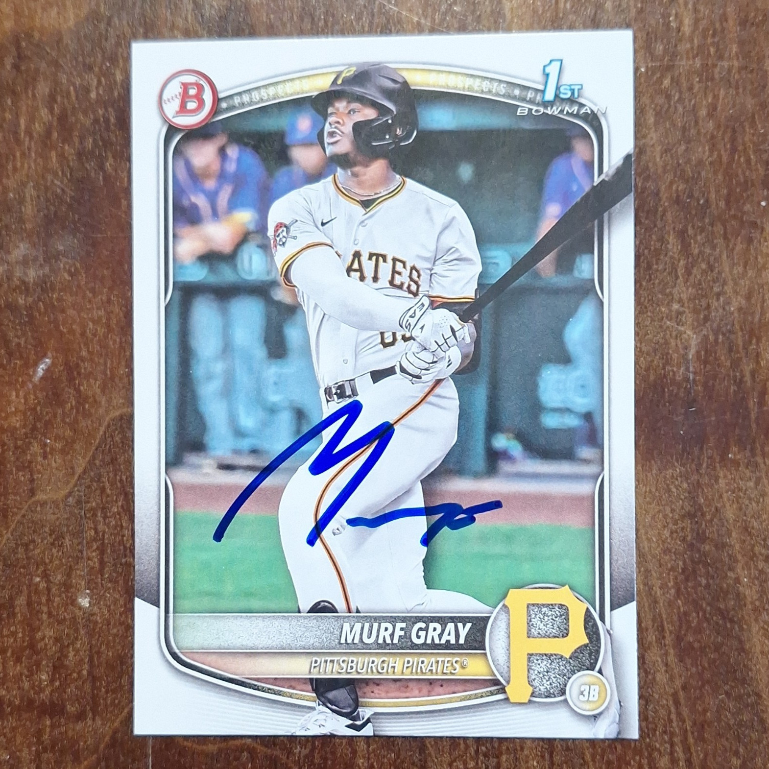 Murf Gray 1st Bowman Auto IP BD-108 Pirates