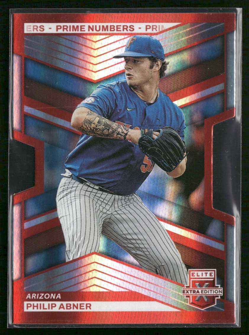 Philip Abner 2023 Panini Arizona Wildcats #24 #/200 Red