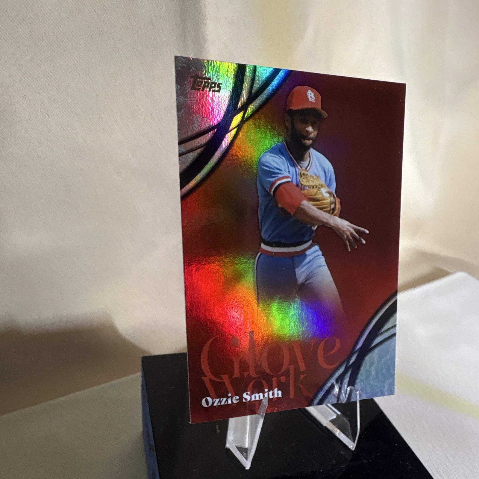 Topps 2026 Series 2 Glove Work GW-1 Ozzie Smith St. Louis Cardinals