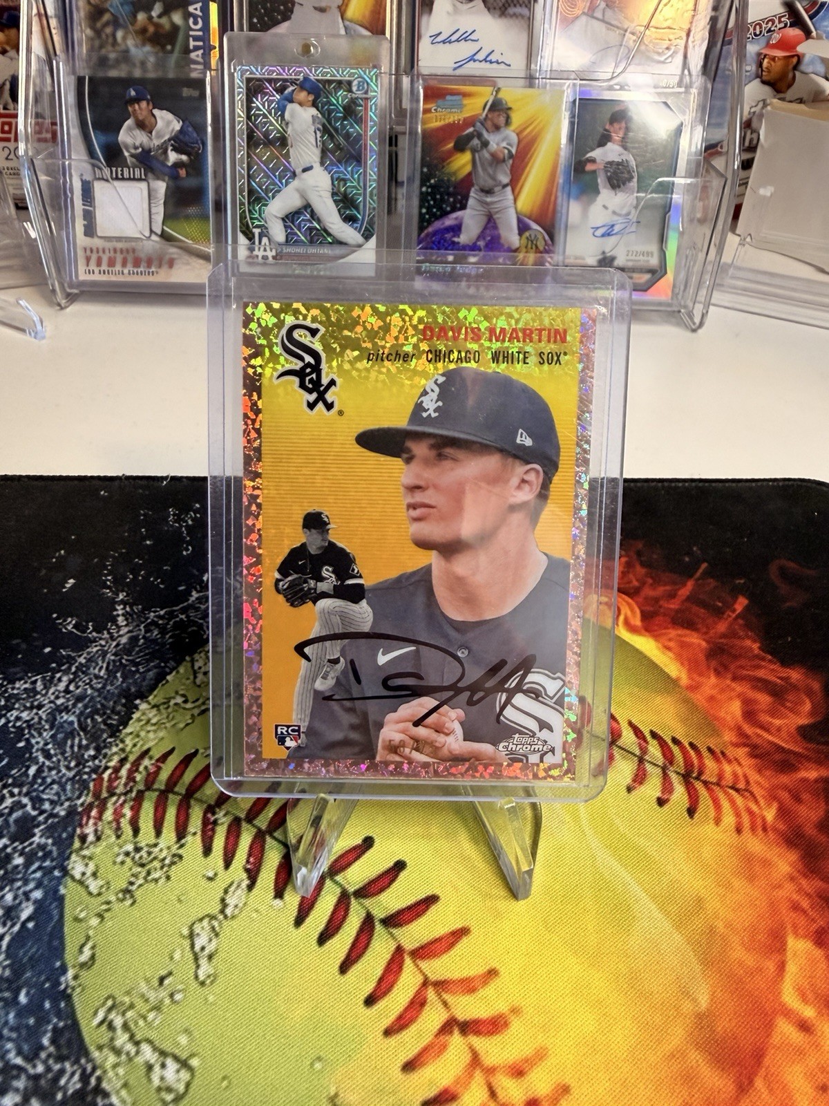 Davis Martin 2023 Topps Chrome Platinum Anniversary TOILE ROSE GOLD /75 #94 RC