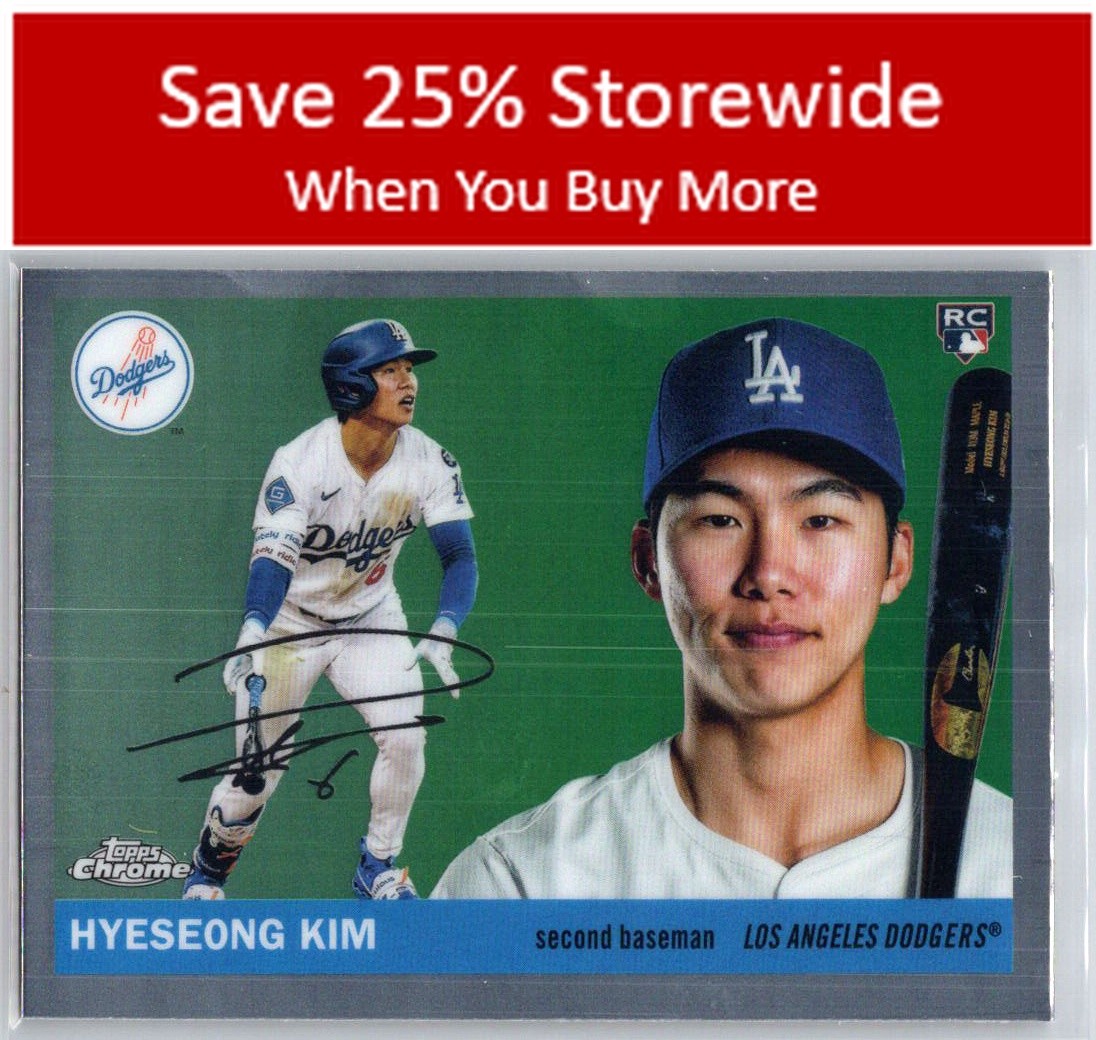 Hyeseong Kim RC 2025 Topps Chrome Platinum #360 Los Angeles Dodgers