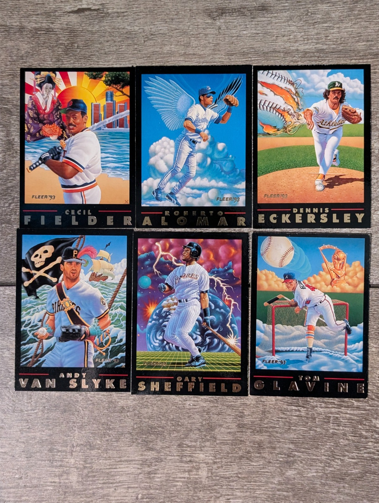 1993 Fleer Ultra Pro-Visions Complete Set Series 1 & 2 MLB Insert Set Rare