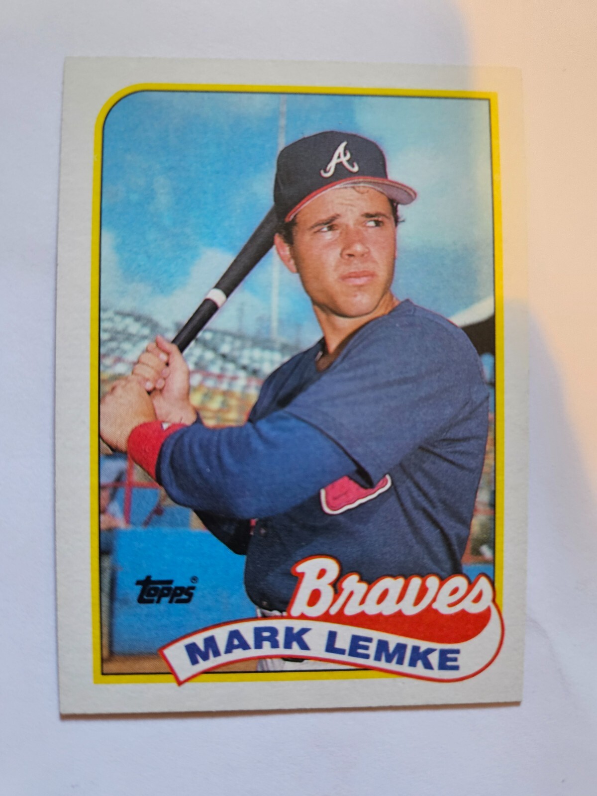 1989 TOPPS MARK LEMKE #327 NM
