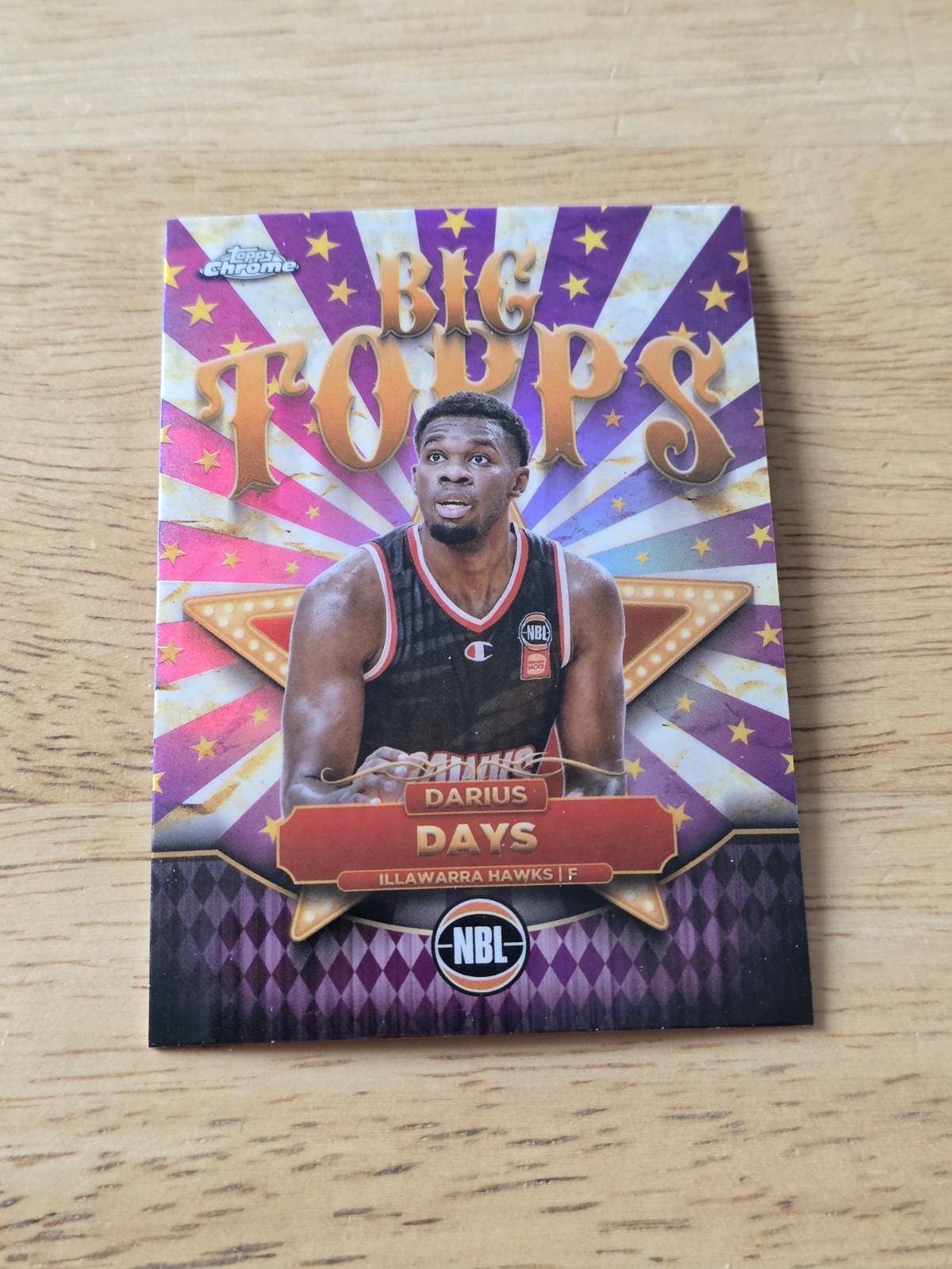 2024-25 Topps Chrome NBL Big Topps Refractors #BT14 Darius Days