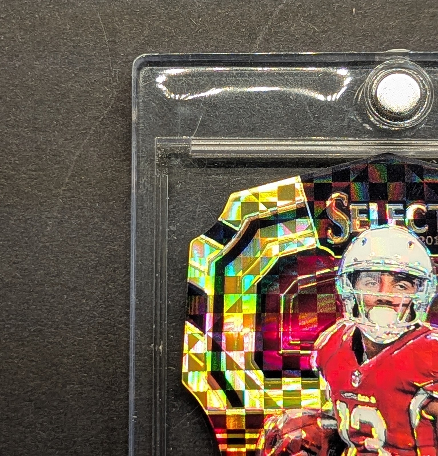 CHRISTIAN KIRK Rookie Auto 2018 Select Gold Die-Cut Power Prizm RC SSP /10