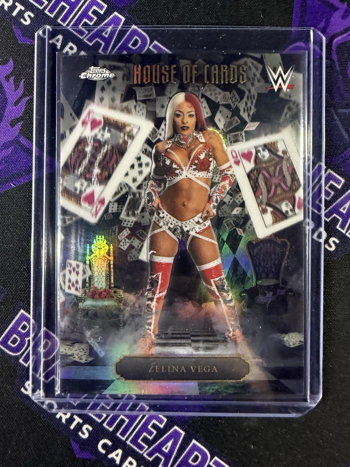 2026 Topps Chrome WWE Zelina Vega House Of Cards