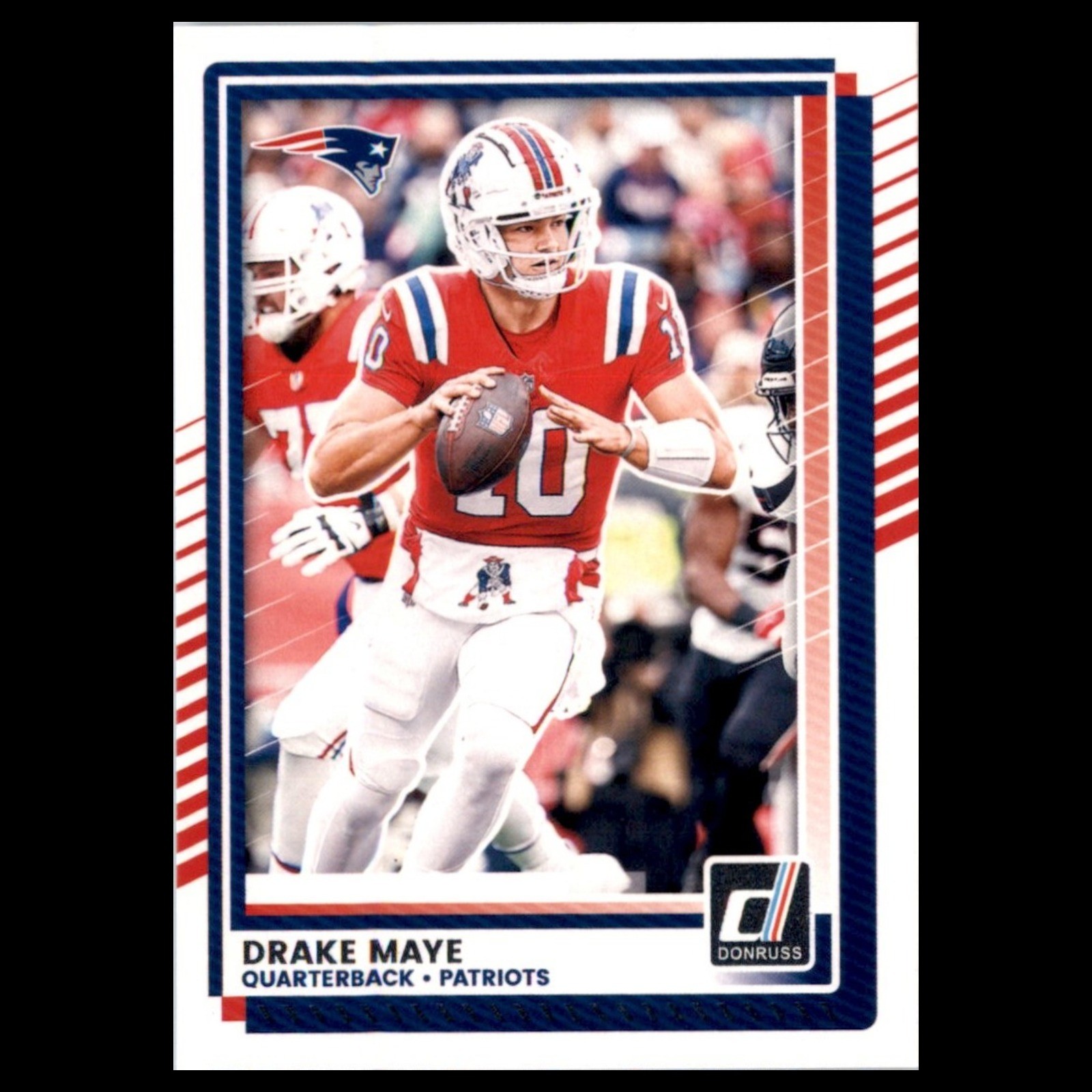 Drake Maye #58 2025 Donruss New England Patriots Football Card NFL