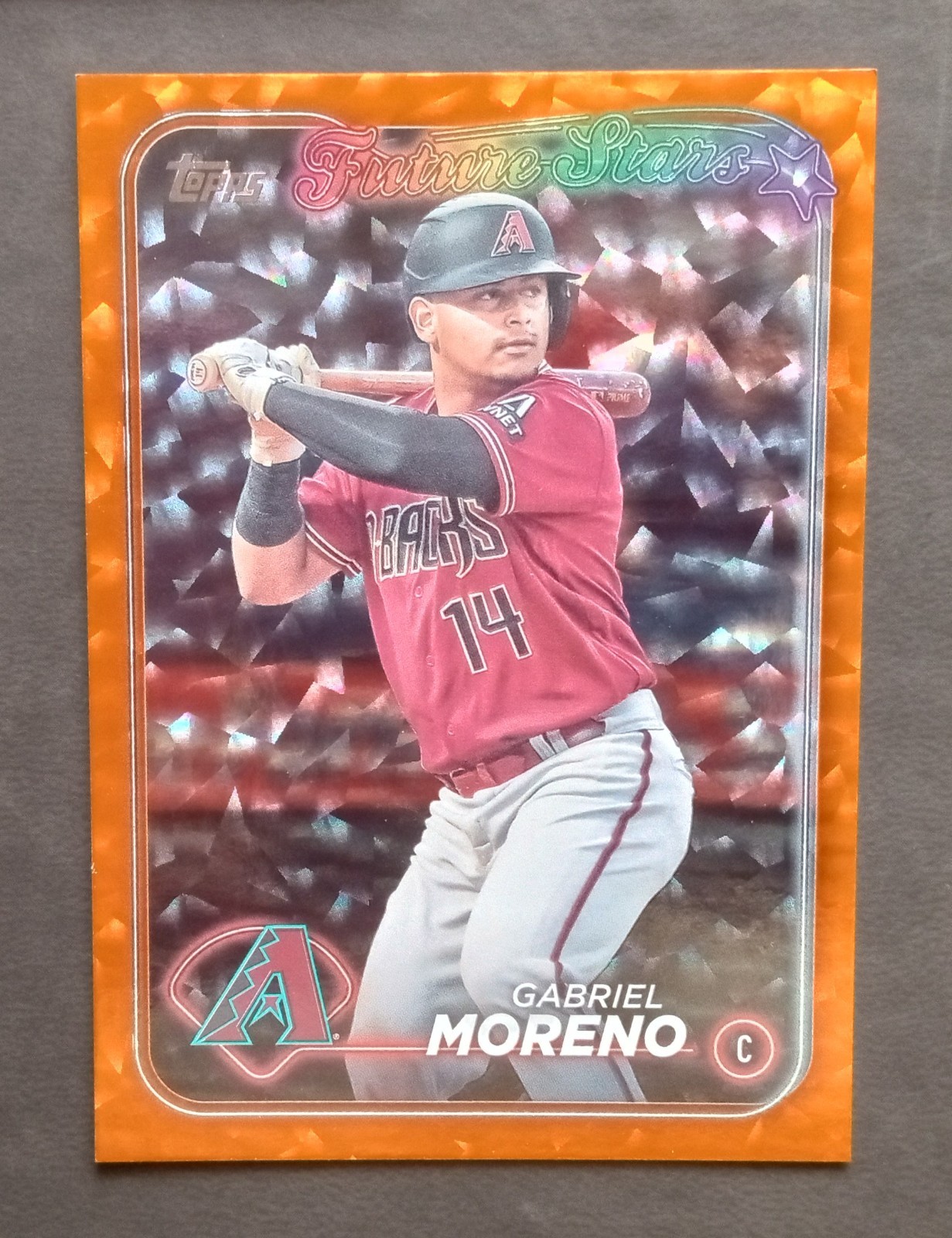 Gabriel Moreno Orange Foil 082/299 2024 Topps Series 1 #268 Mint Future Stars