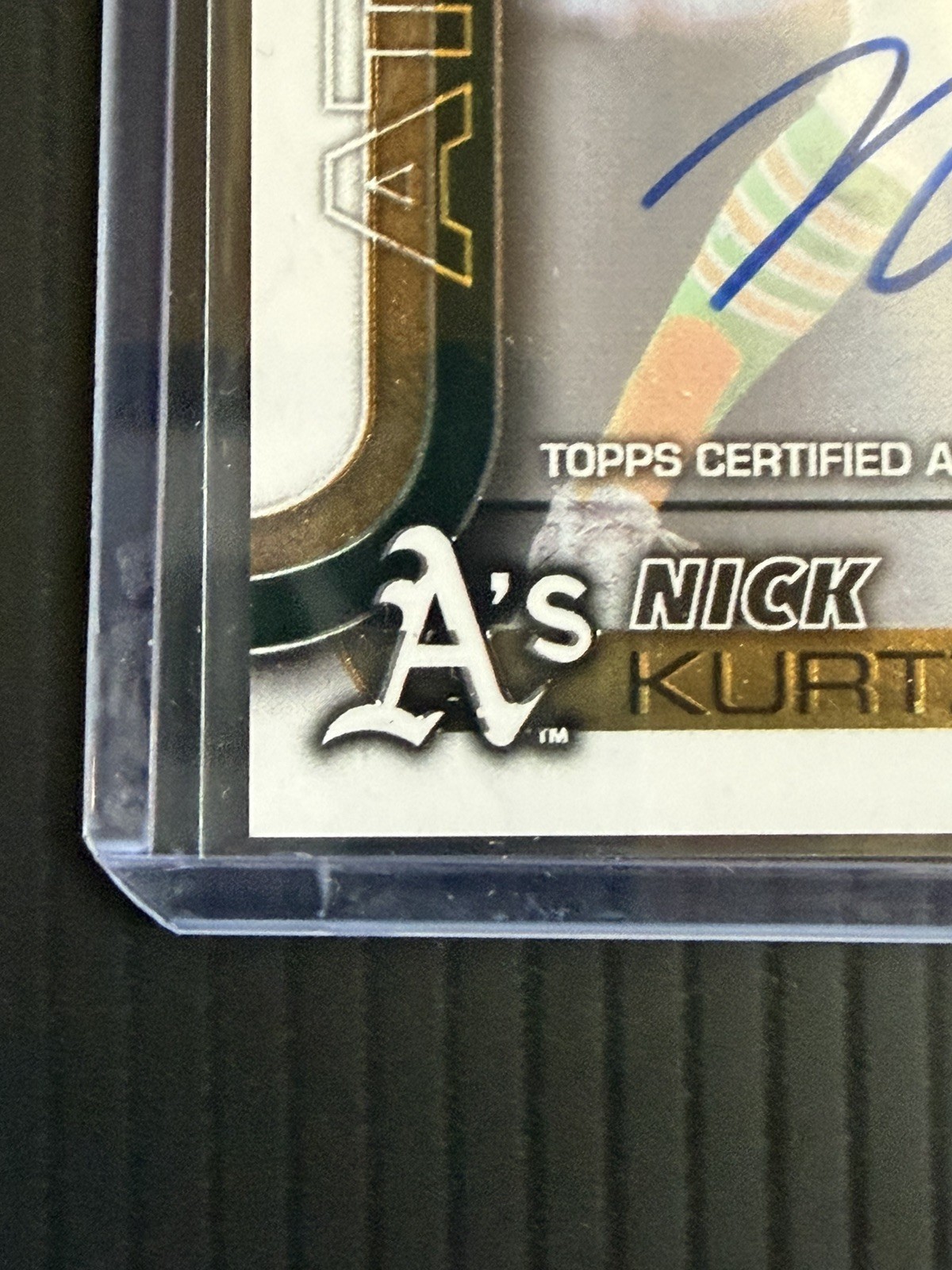 2025 Topps Baseball Update Real One Nick Kurtz RC Rookie AUTO SEALED US201