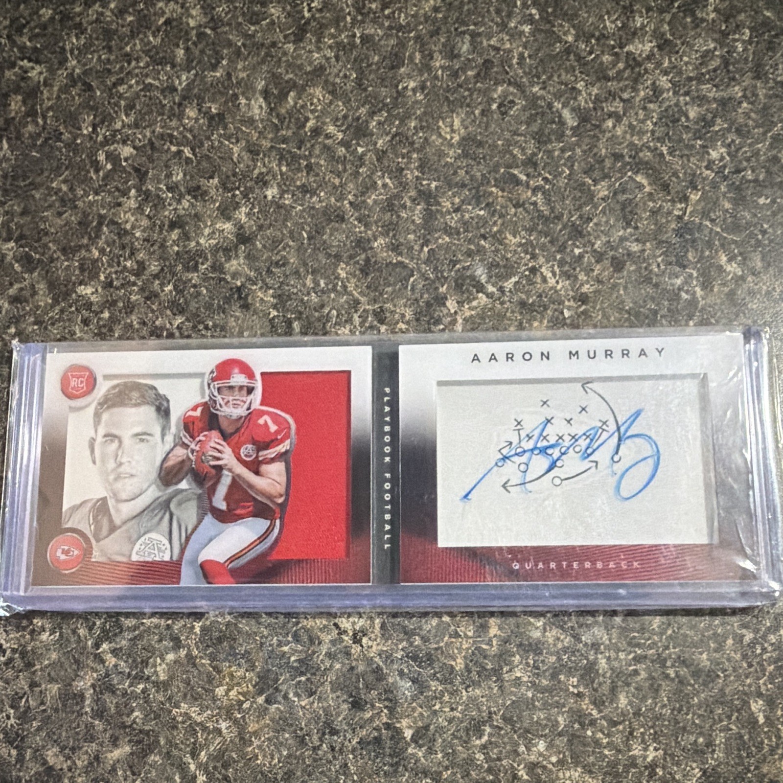 Panini 2014 Playbook Aaron Murray Rookie Booklet Auto /25 #167 Chiefs