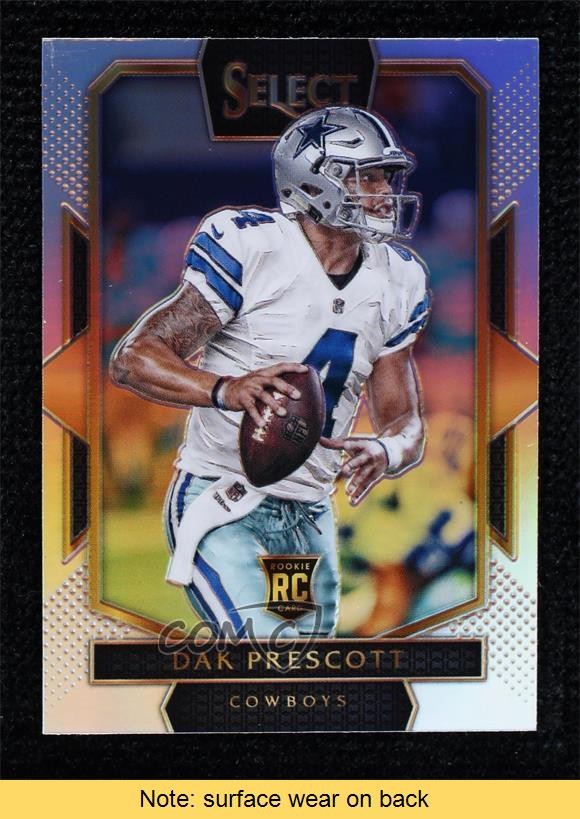 2016 Panini Select Field Level Silver Prizm Dak Prescott #215 Rookie RC READ 1kk