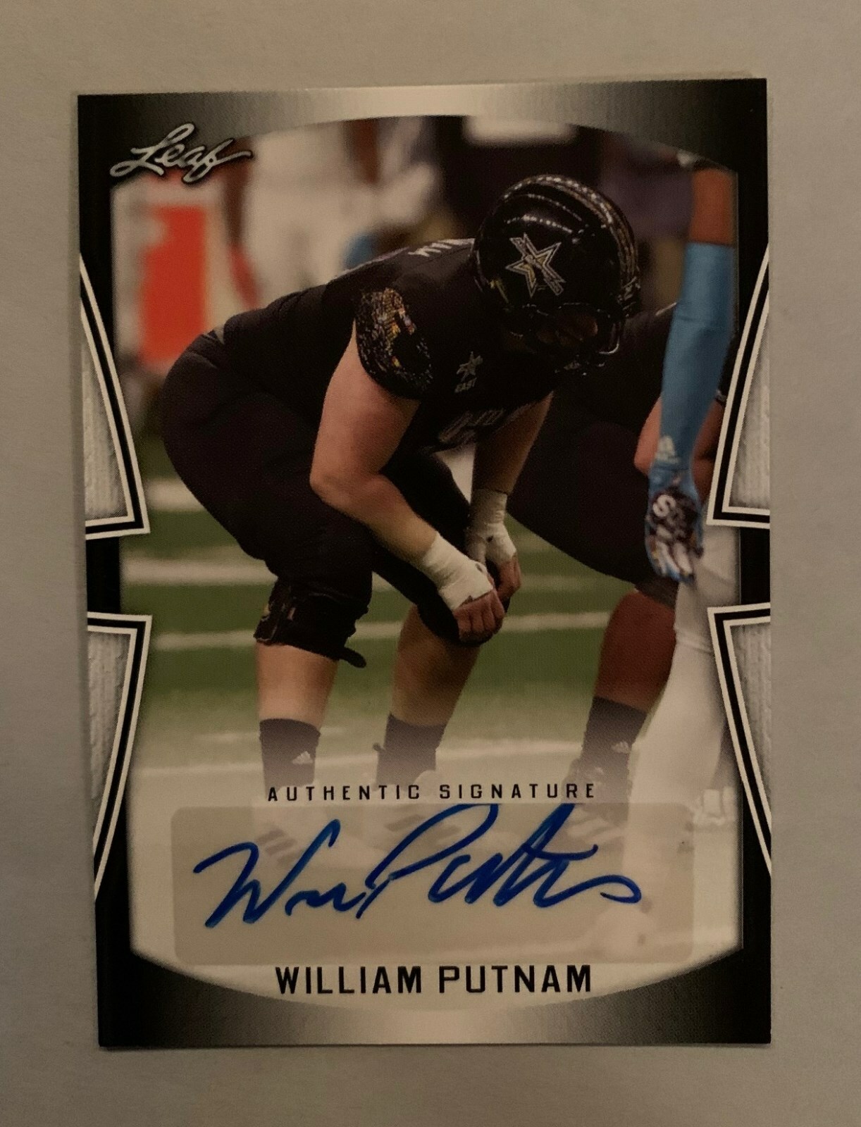 WILLIAM WILL PUTNAM Las Vegas Raiders / Clemson Tigers 2019 Leaf AUTOGRAPH RC