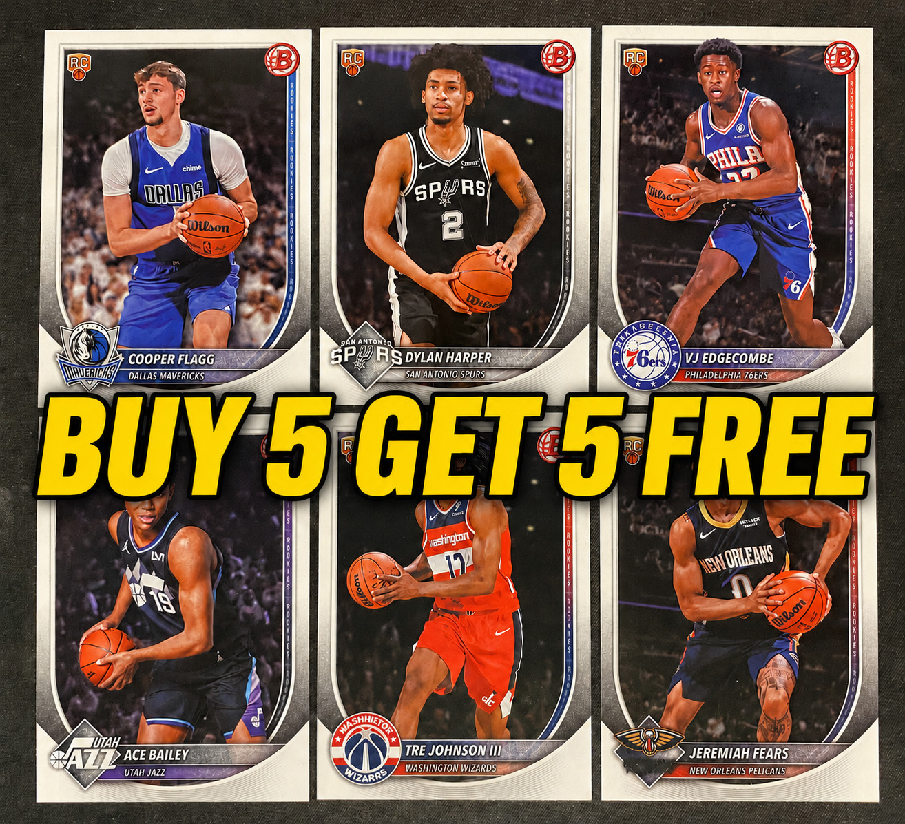 2025-26 Bowman Basketball BASE SINGLES #1-200 You Pick & Complete Your Set