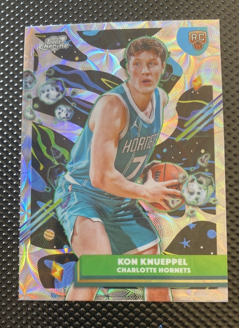 2025-26 Topps Cosmic Chrome Kon Knueppel RC Nucleus Refractor #197 Hornets