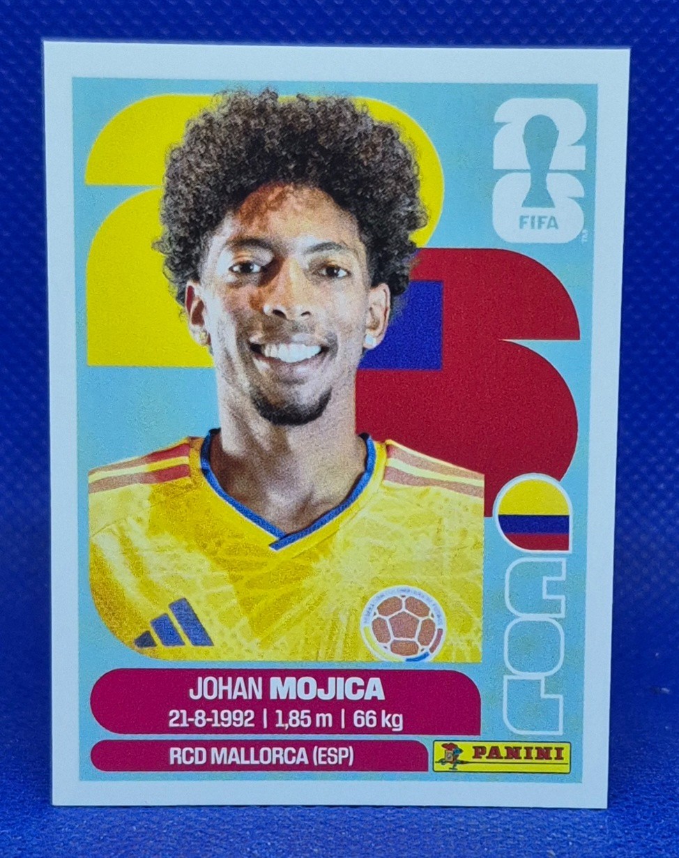 2026 Panini FIFA World Cup Sticker Johan Mojica #COL 7 – Colombia