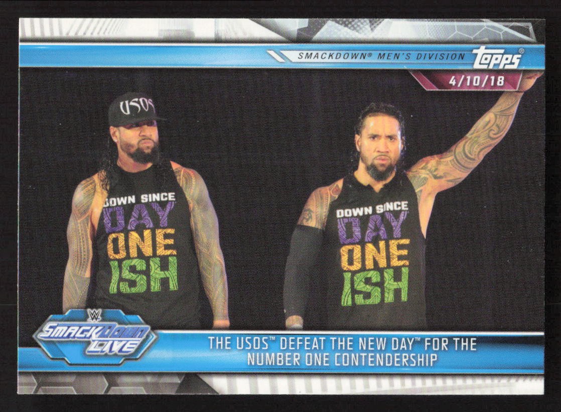2019 WWE Road to Wrestlemania Update The Usos The New Day #U-14