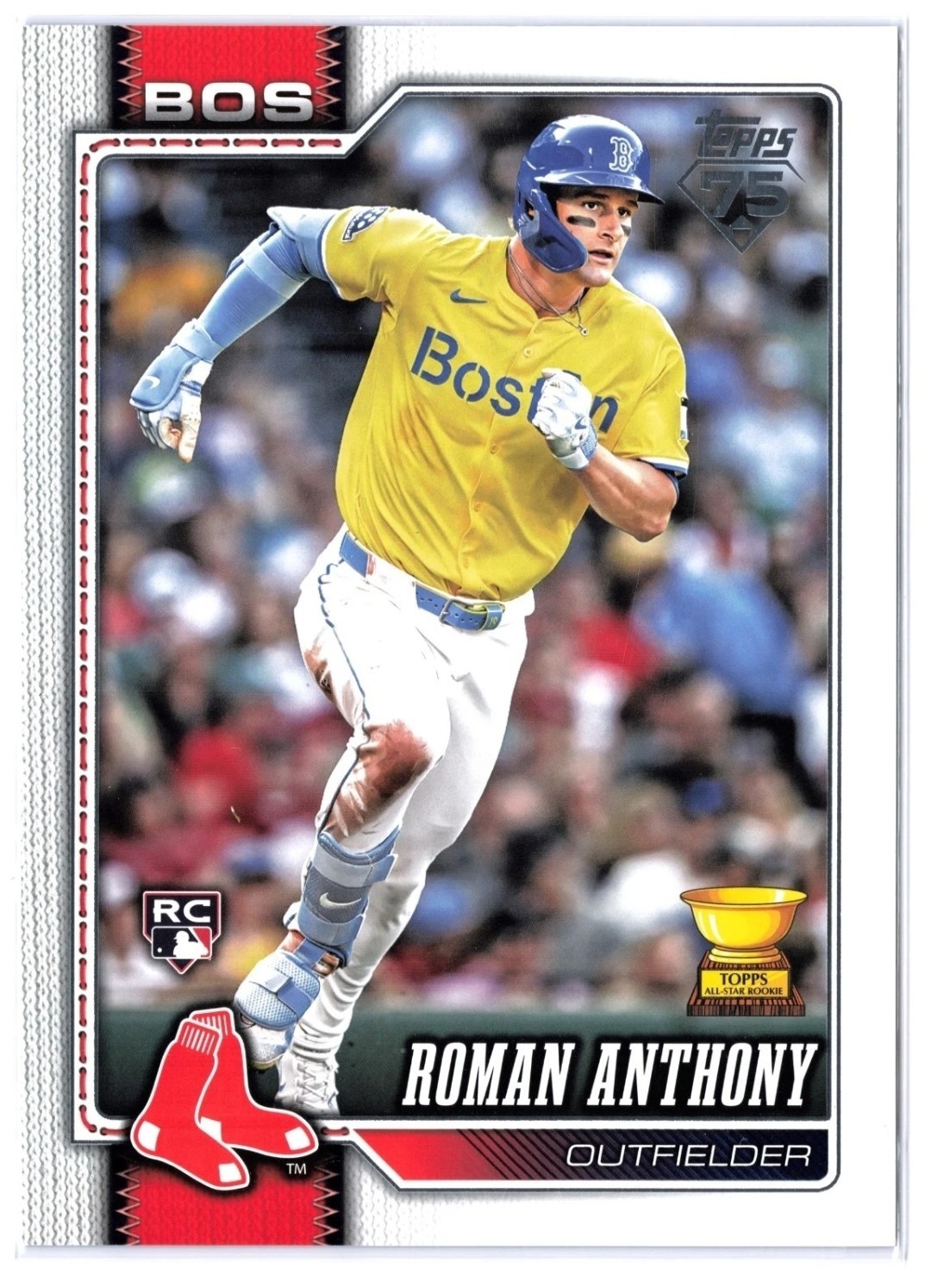 2026 Topps Roman Anthony JUMBO Rookie w/BCW Rigid Plastic Top Loader Jumbo Cards