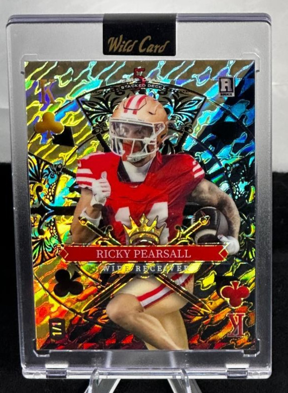 RICKY PEARSALL -2024 Wild Card 5 Card Draw Diagonal Color Match 1/1 RC 🔥🔥