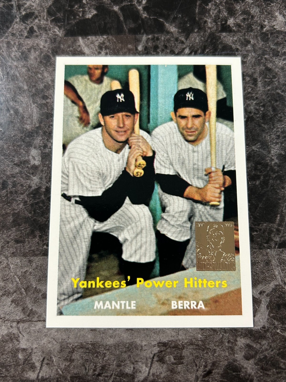 1996 Topps Mickey Mantle Commemorative Reprints Yankees Power Hitters @RR01
