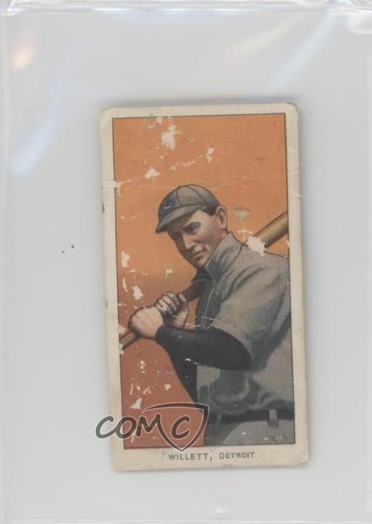 1909-11 T206 Sweet Caporal Unknown Factory Back Ed Willett (Batting) 19um