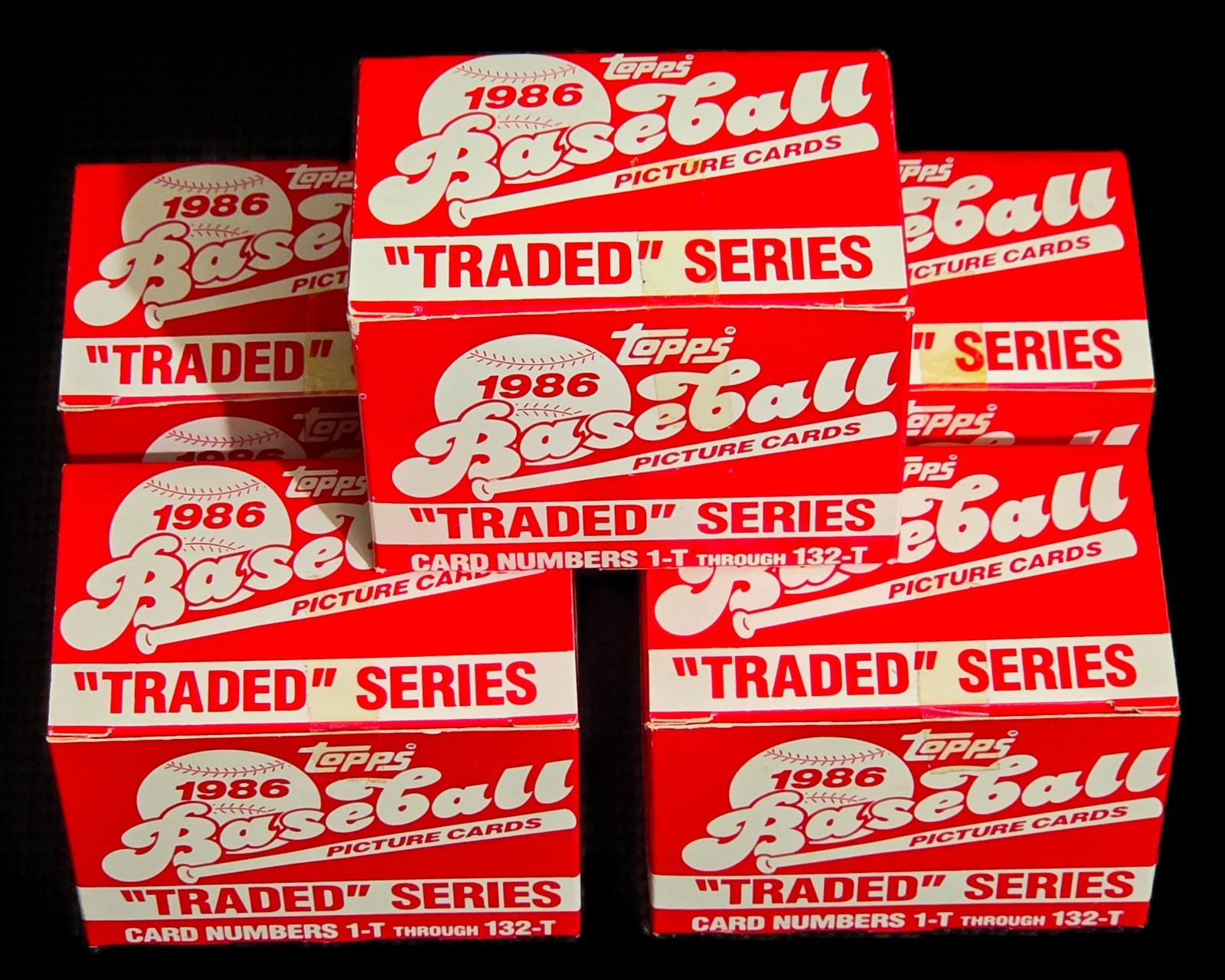 1986 TOPPS TRADED baseball TAPE INTACT factory set Barry Bonds Bo Jackson ROOKIE