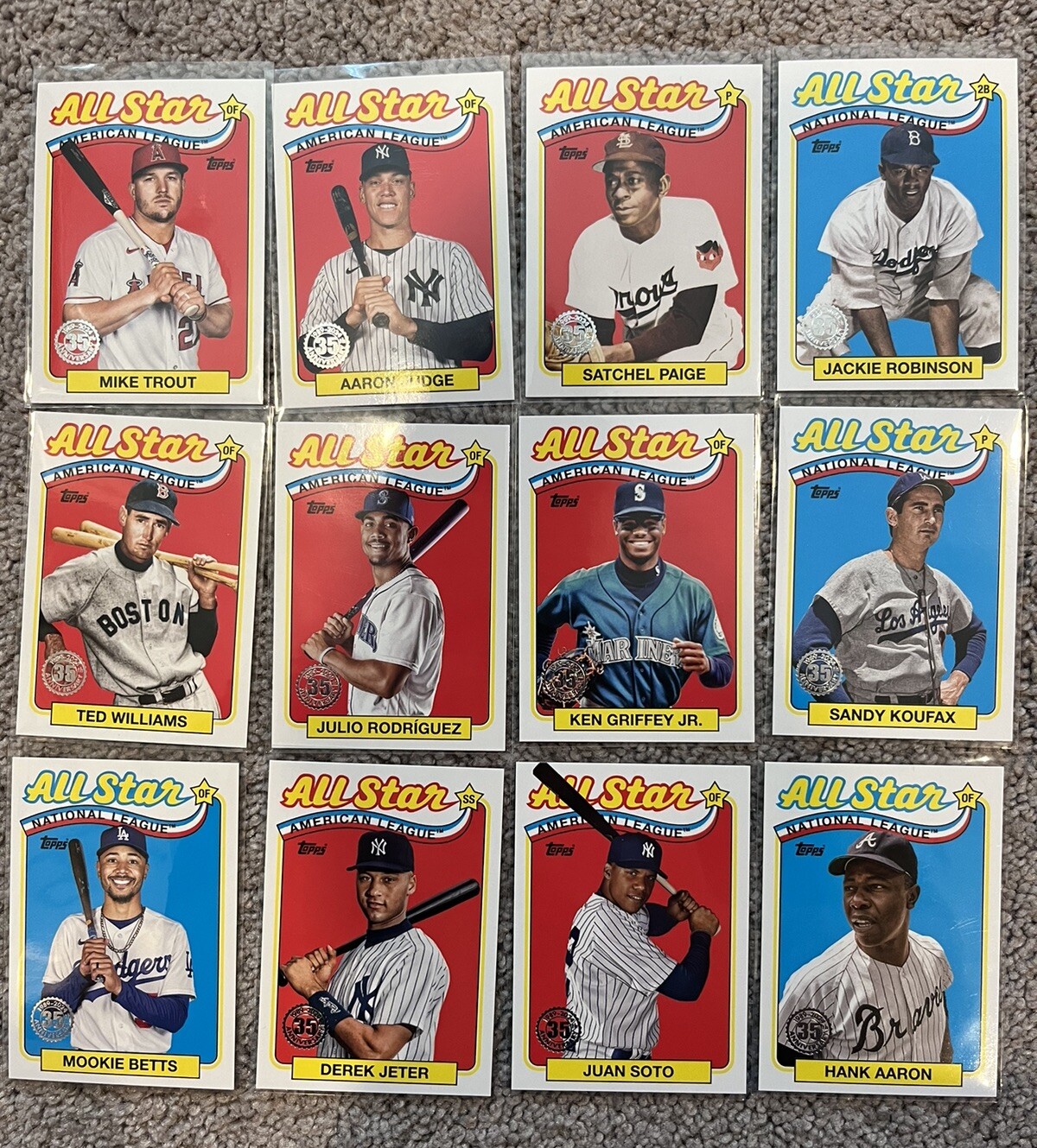 50% off! 2024 Topps Series 1 & 2 1989 Inserts and All-Star + Chrome & Silver!