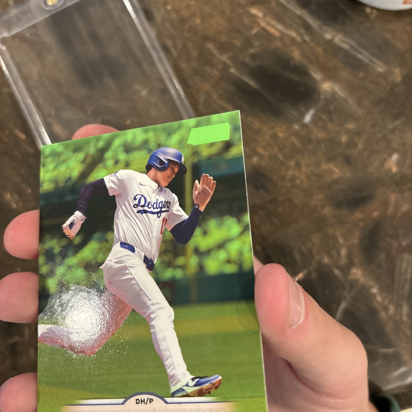 Shohei Ohtani No Name ERROR 2025 Topps Stadium Club Lime Green! So RARE