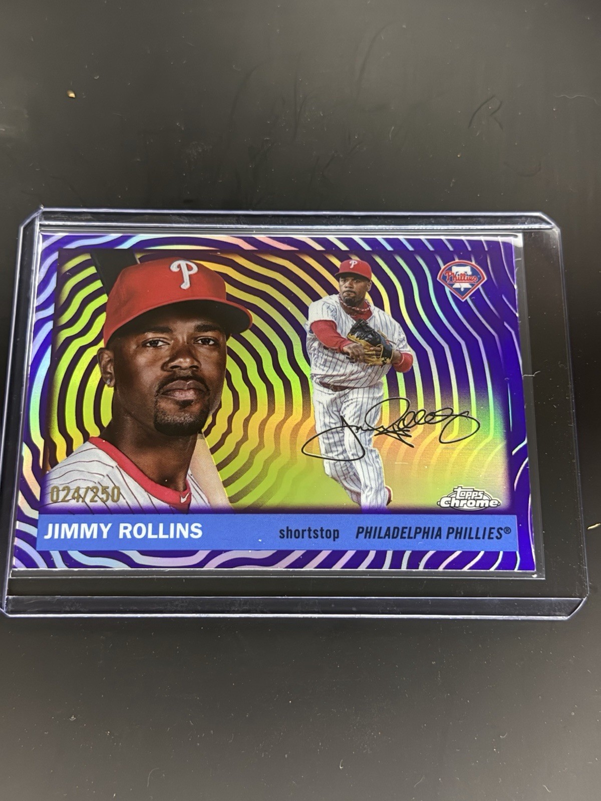 2025 Topps Platinum Jimmy Rollins /100 ——AND——- /150 – Phillies
