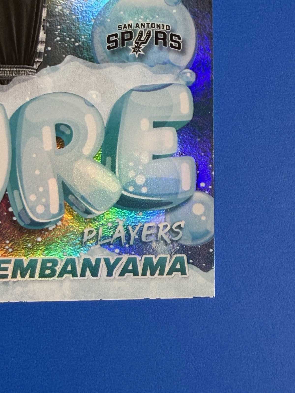 2023-24 Hoops Victor Wembanyama “Pure Players” Winter Silver Holo Refractor #9