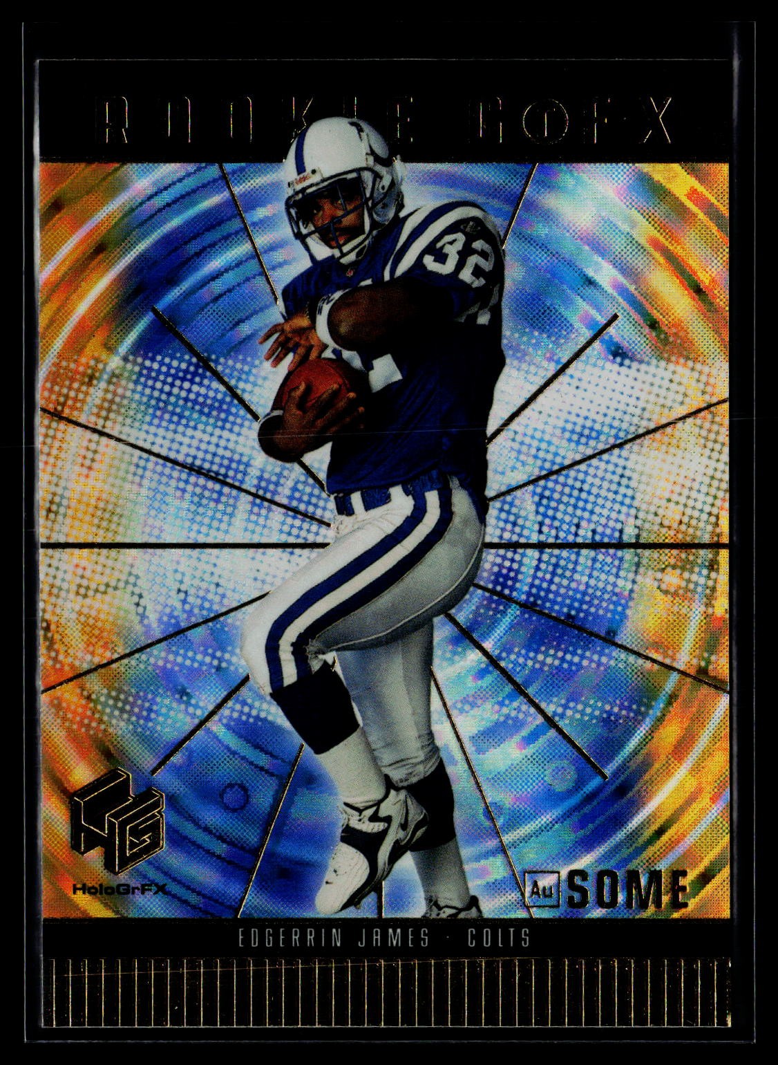 1999 Upper Deck HoloGrFX #64 Edgerrin James AuSome