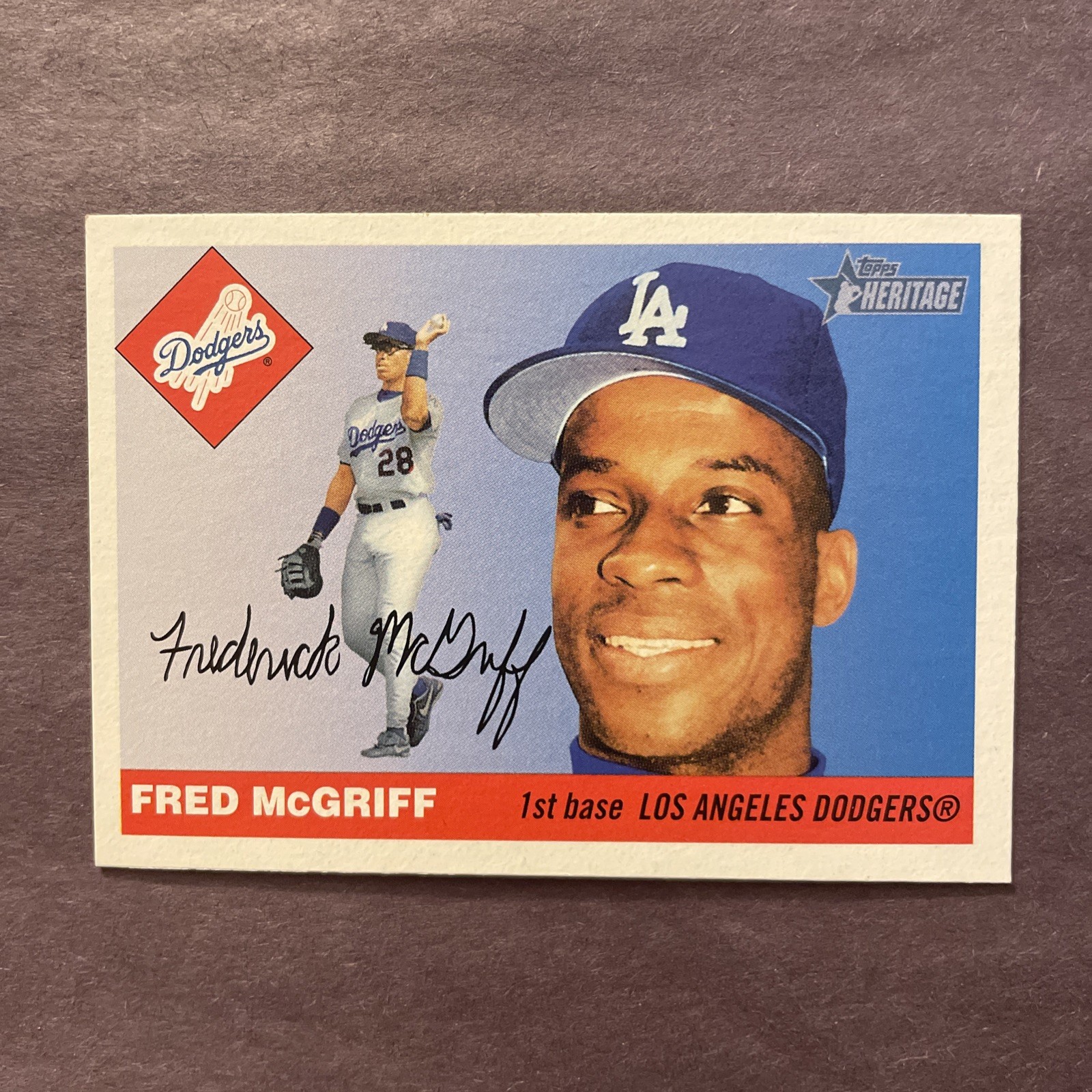 2004 Topps Heritage #301 Fred McGriff Los Angeles Dodgers