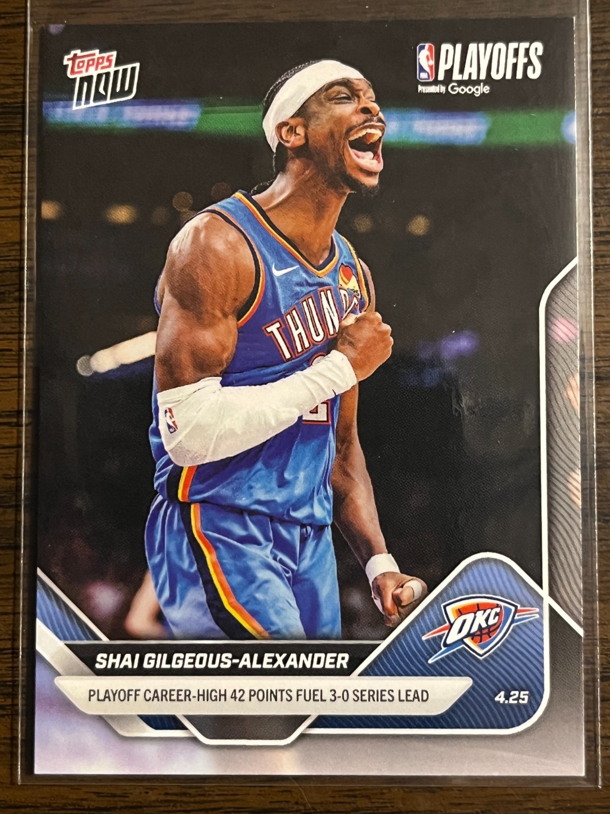 2025-26 Topps Now NBA #276 Shai Gilgeous-Alexander Oklahoma City Thunder