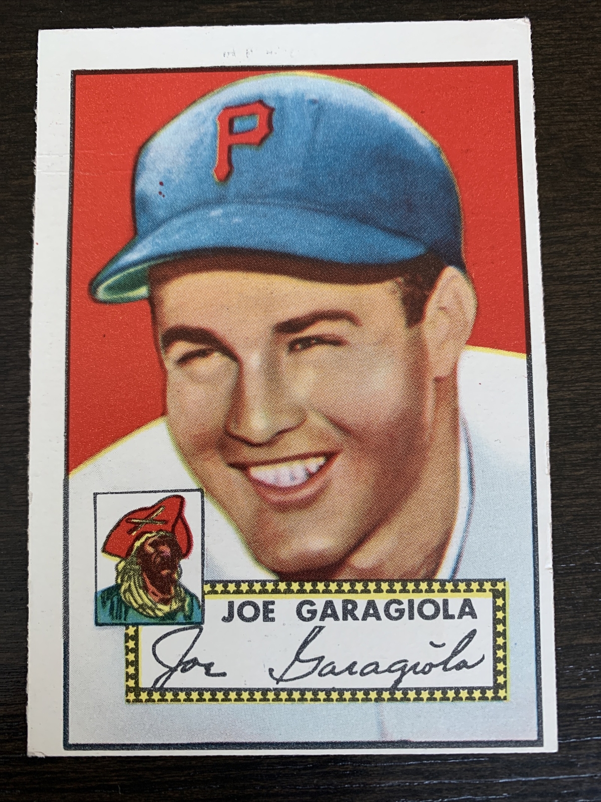Joe GARAGIOLA 1952 Topps Baseball #227 VG Light Wrinkles Pittsburgh Pirates