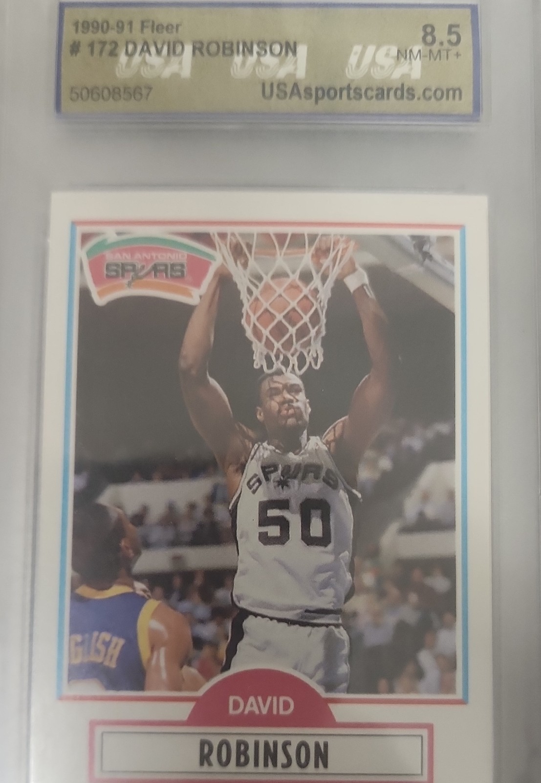 1990-91 Fleer – David Robinson #172