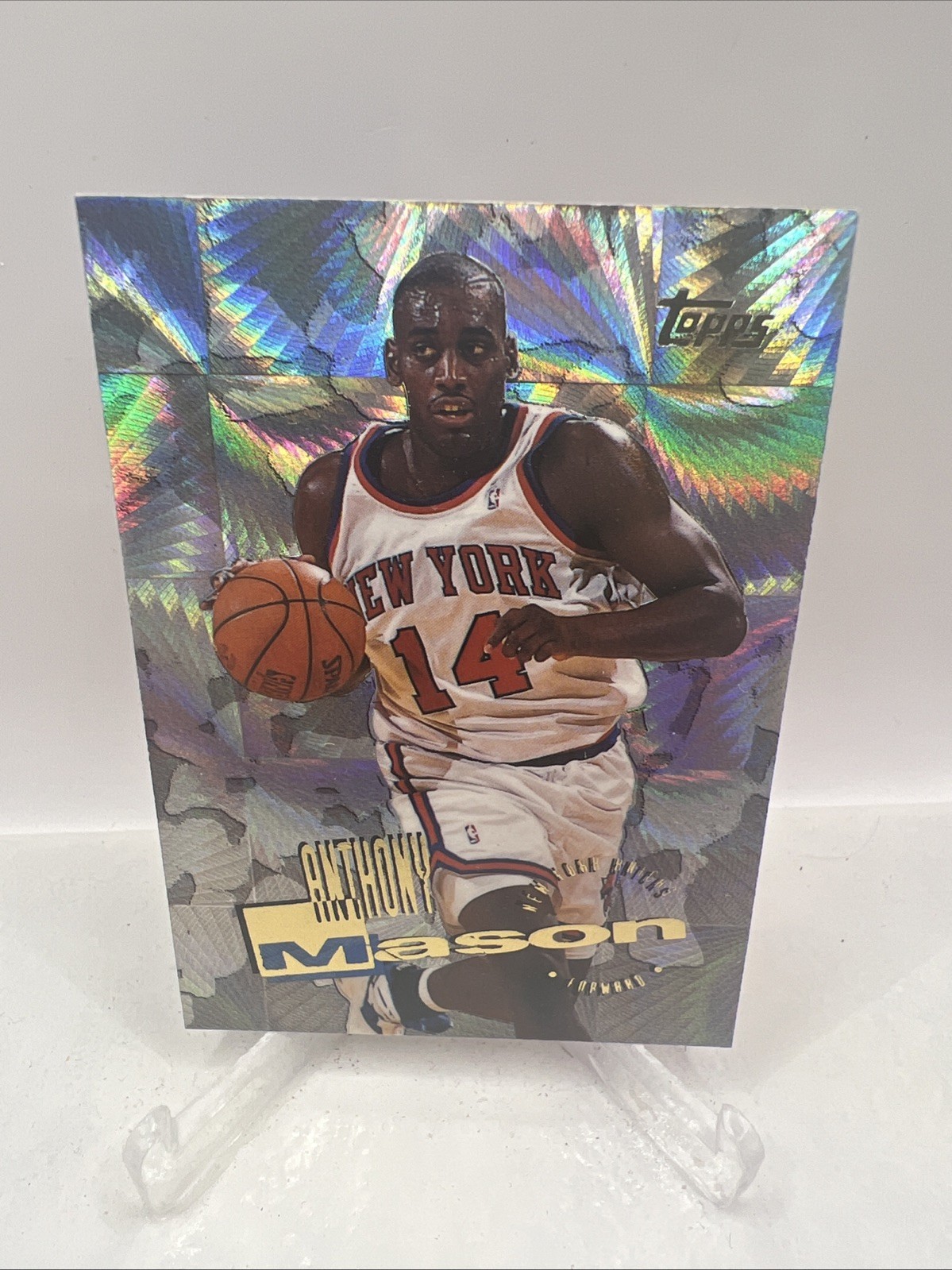 1995-96 Topps Anthony Mason Power Boosters #276 New York Knicks