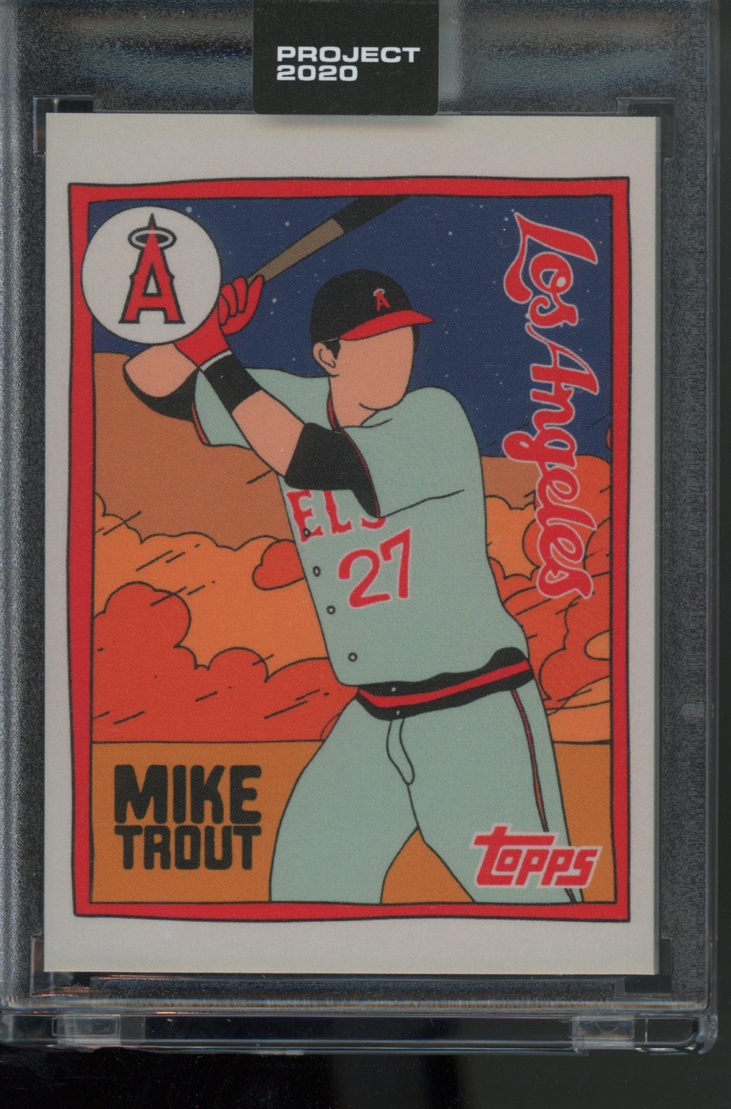 2020 Topps Project 2020 Mike Trout #63 Los Angeles Angels