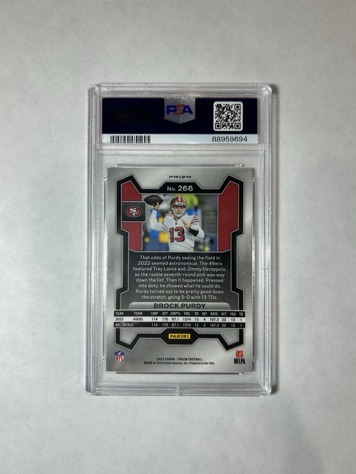 Brock Purdy red sparkle PSA 10 Chase pack!!