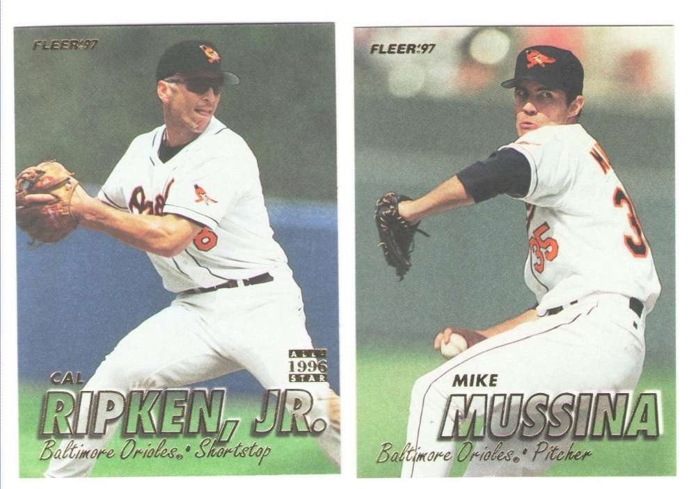 1997 Fleer (1-500) – BALTIMORE ORIOLES Team Set