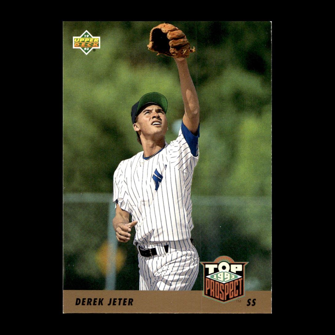 Derek Jeter 1993 Upper Deck Rookie New York Yankees #449 R315E 15