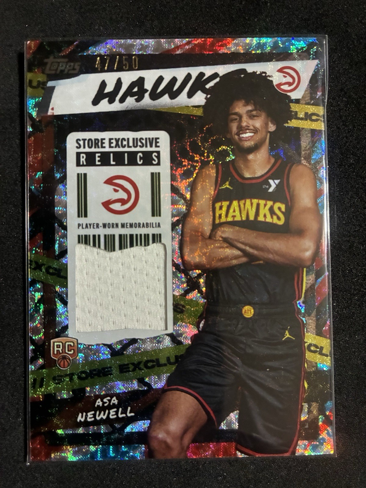 2025-26 Topps Target Black Friday- ASA NEWELL Store Exclusive Relics RC /50 👀