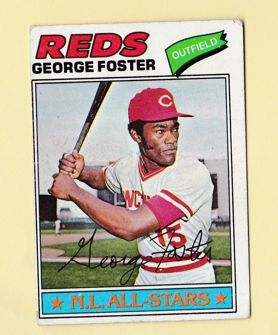 1977 Baseball Topps George Foster #347 Reds
