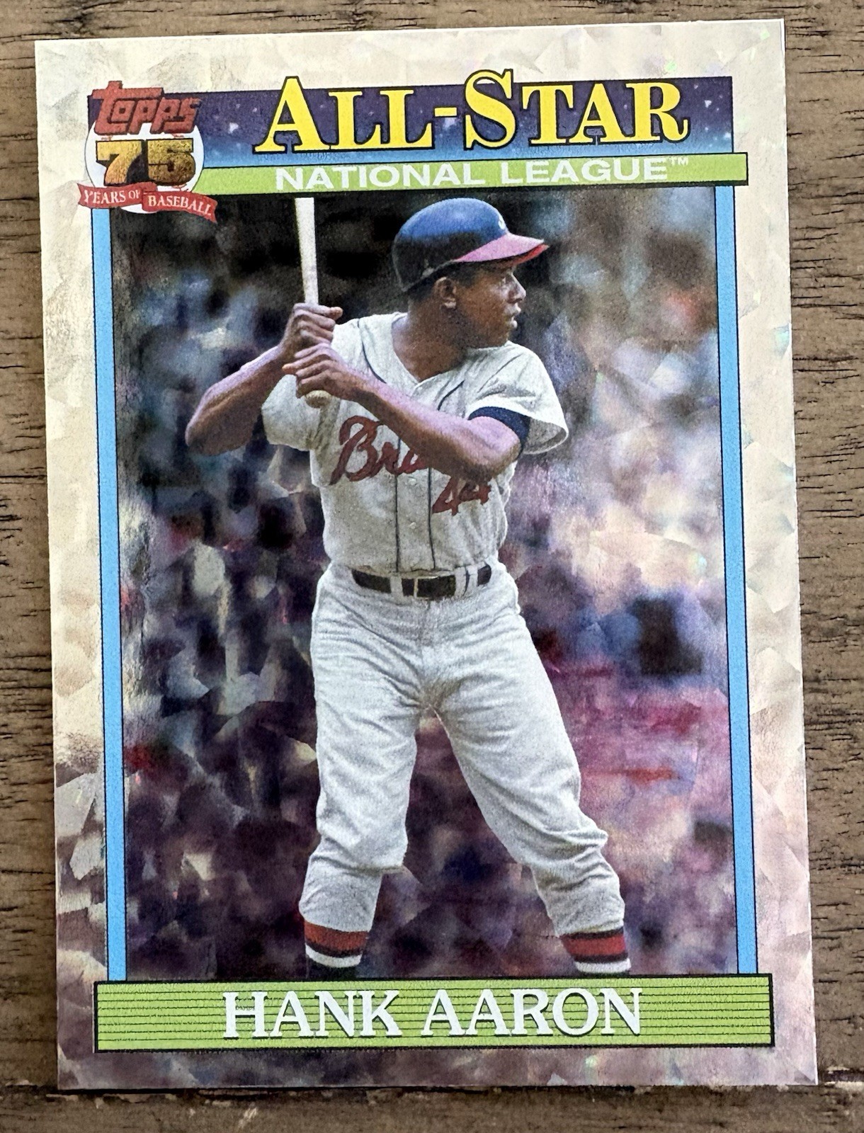 HANK AARON Silver Crackle 1991 35th All-Star 2026 Topps Series 2 91AS-38 Braves