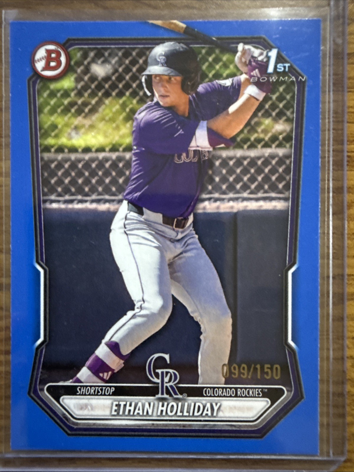 Topps 2026 Bowman Ethan Holliday 1st Bowman BP-1 Blue /150 Rockies